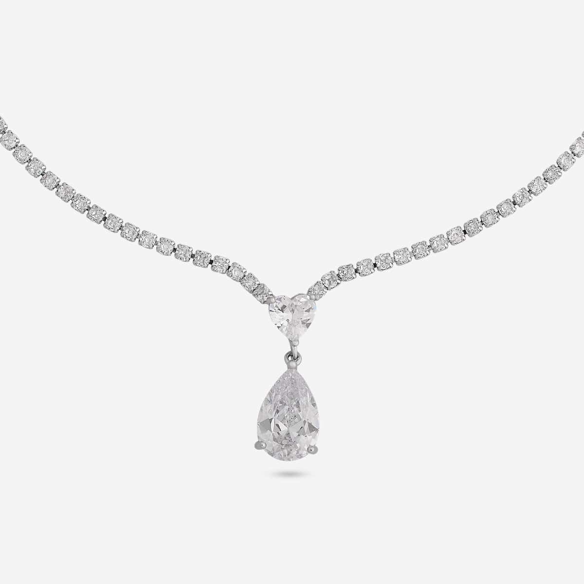 Trendy Zircon Necklace Trendy Necklace 167080