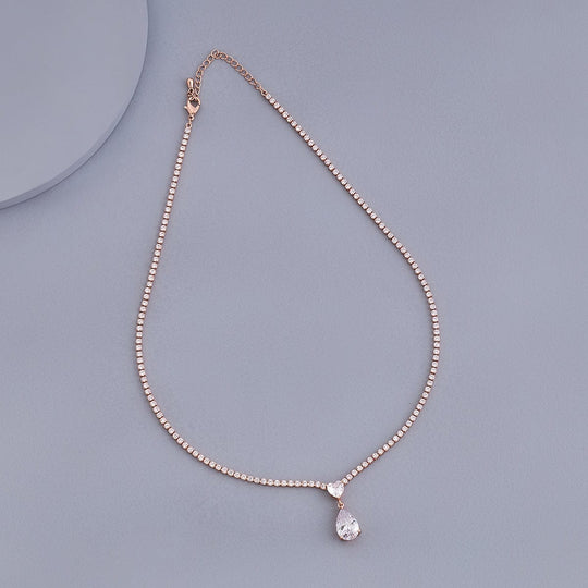 Trendy Zircon Necklace Trendy Necklace 167080