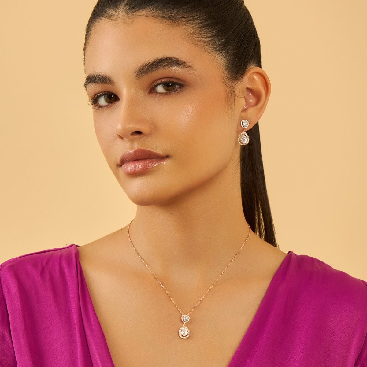 Trendy Zircon Necklace Trendy Necklace 178691
