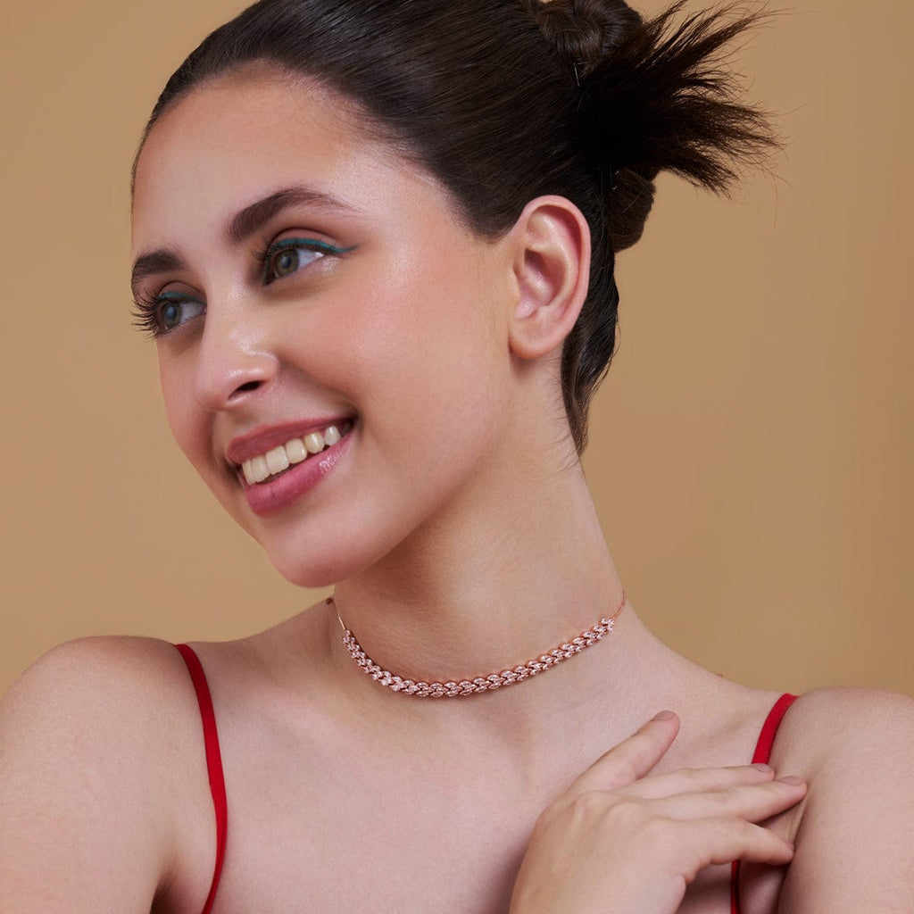 Trendy Zircon Necklace Trendy Necklace 180049