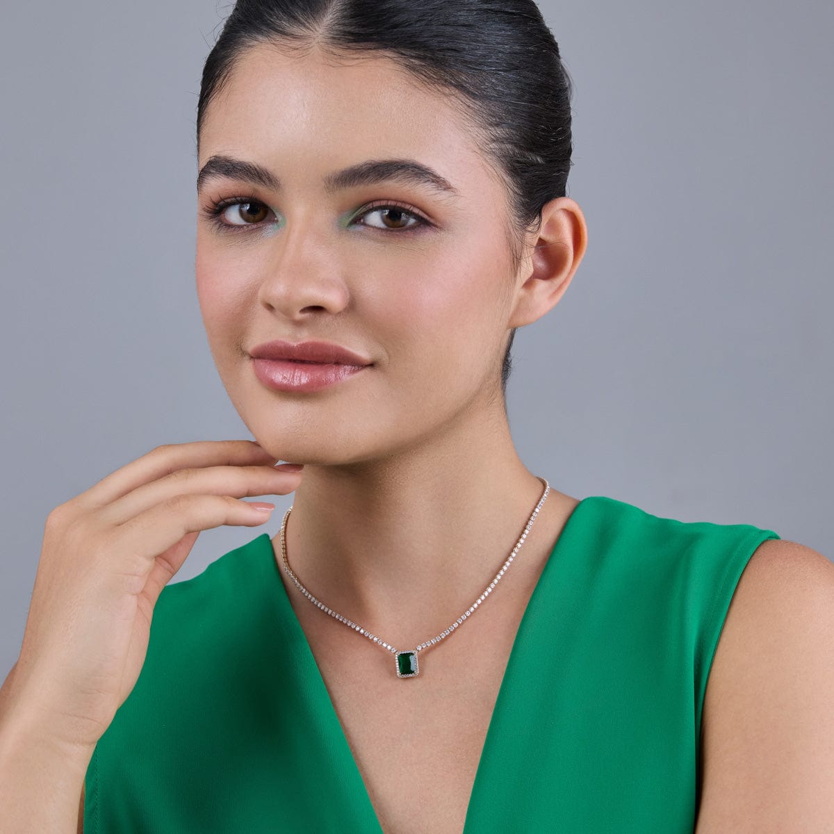 Trendy Zircon Necklace Trendy Necklace 185027