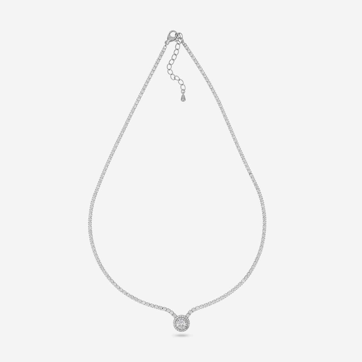 Trendy Zircon Necklace Trendy Necklace 185029
