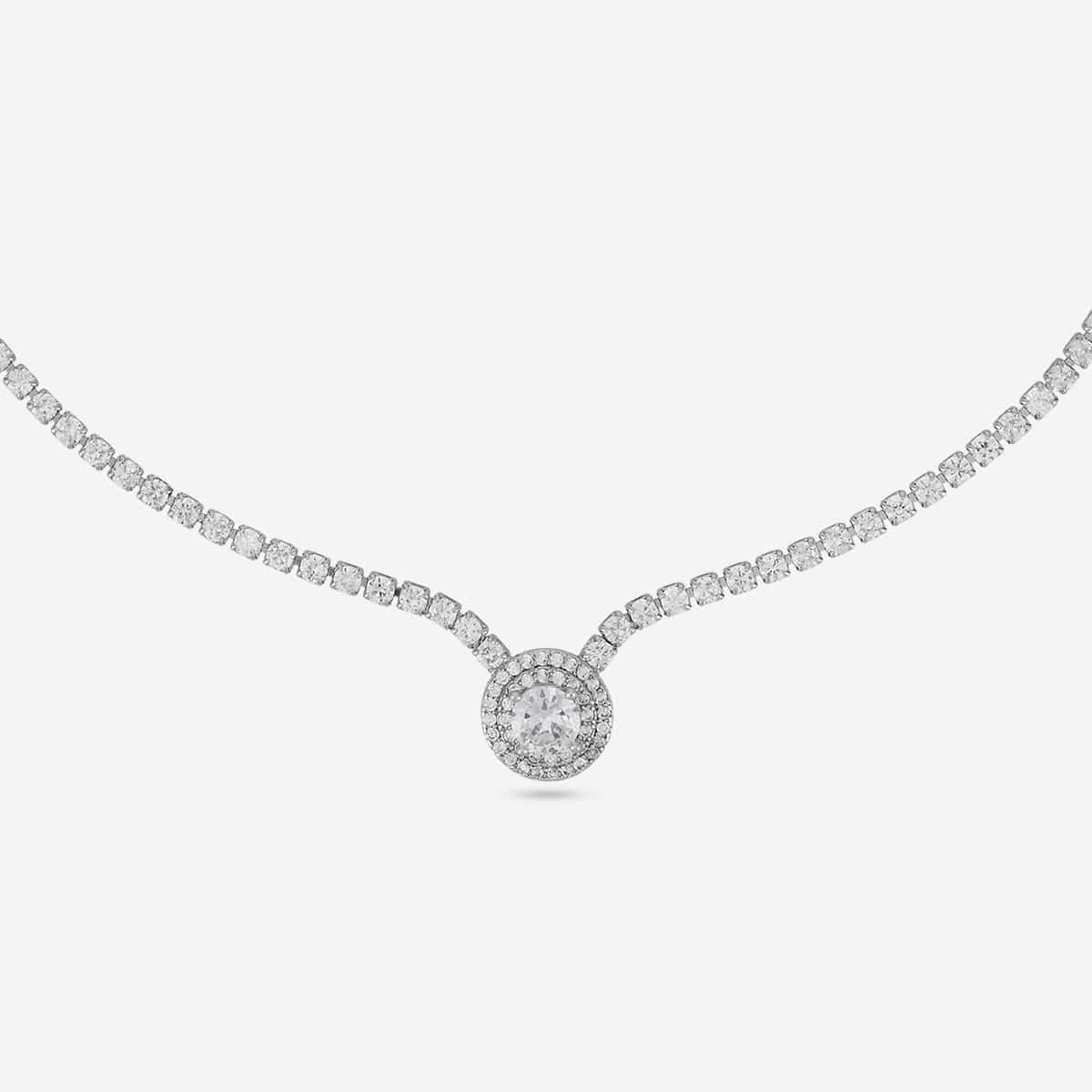 Trendy Zircon Necklace Trendy Necklace 185029