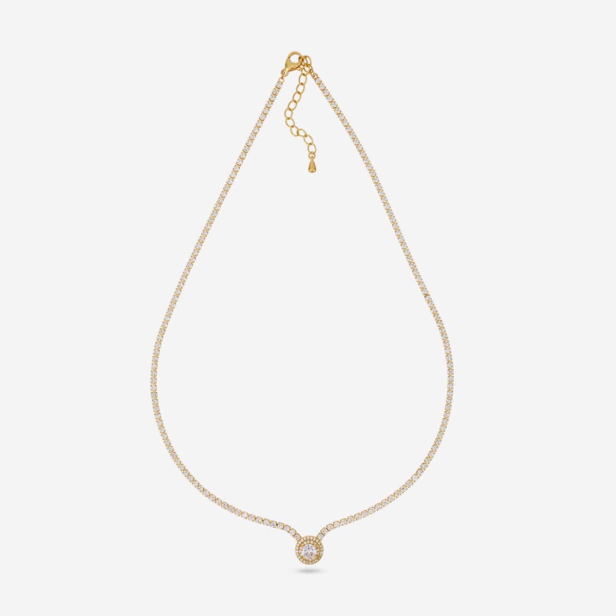 Trendy Zircon Necklace Trendy Necklace 185029