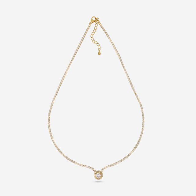 Trendy Zircon Necklace Trendy Necklace 185029