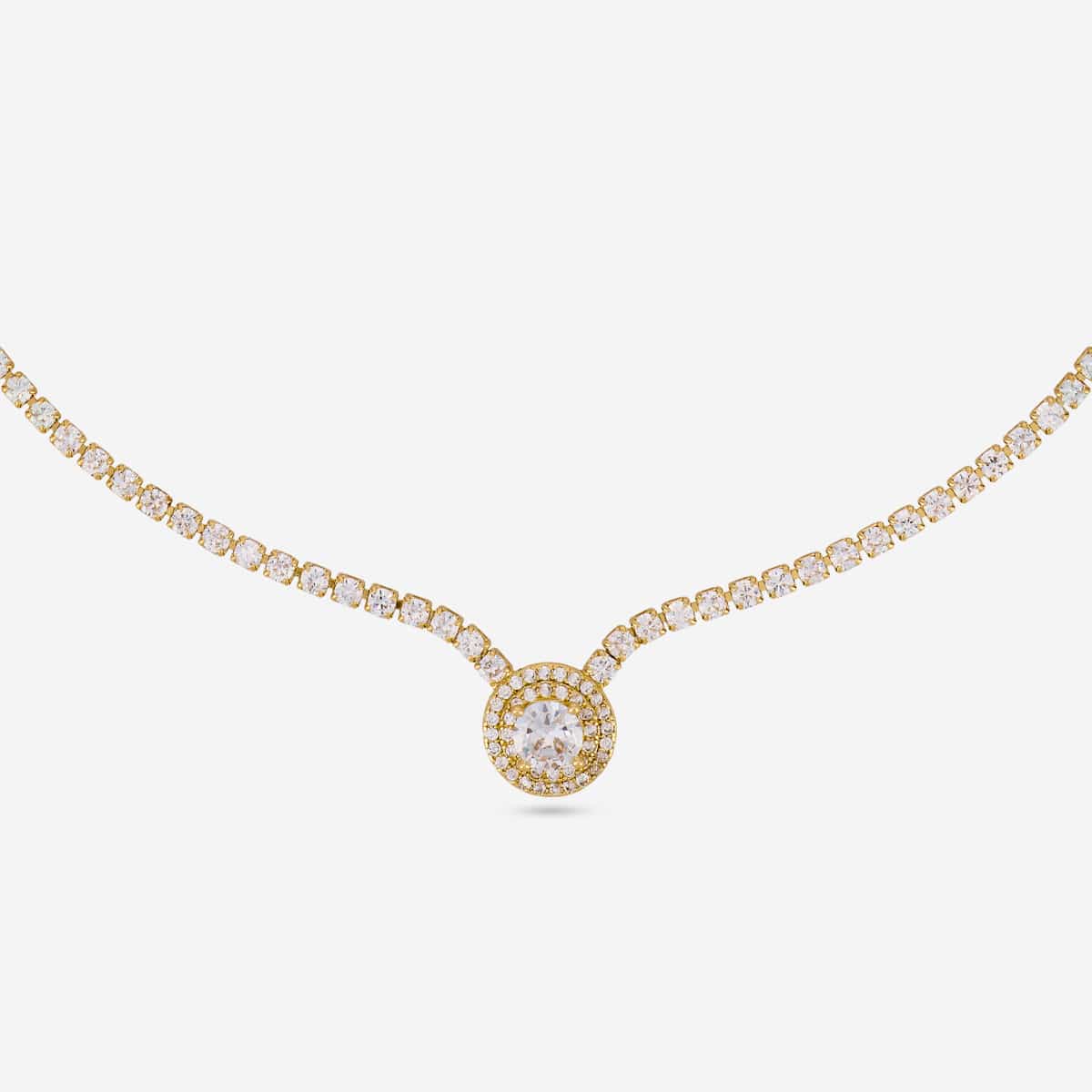 Trendy Zircon Necklace Trendy Necklace 185029
