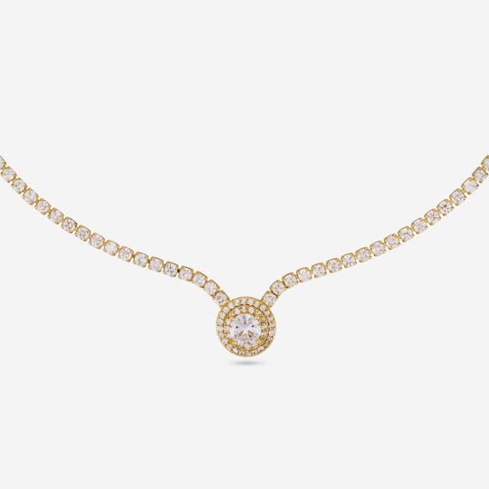 Trendy Zircon Necklace Trendy Necklace 185029