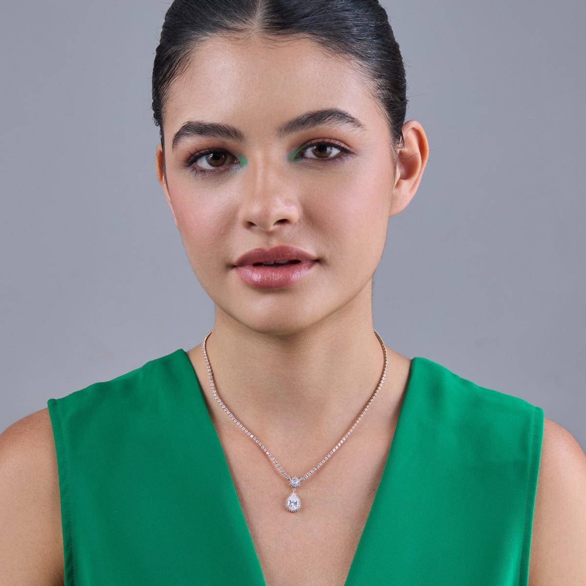 Trendy Zircon Necklace Trendy Necklace 185031