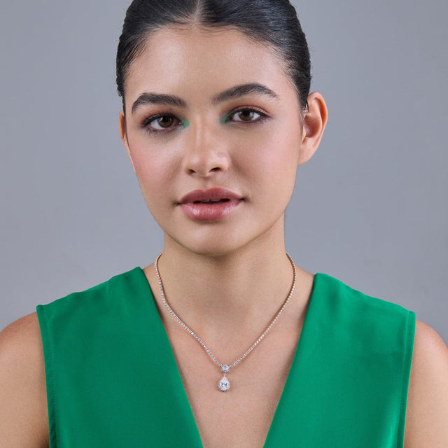 Trendy Zircon Necklace Trendy Necklace 185031