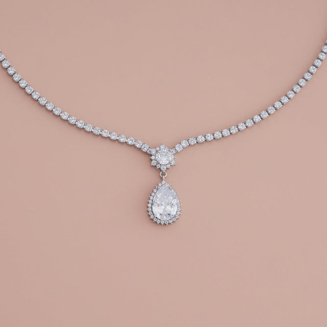 Trendy Zircon Necklace Trendy Necklace 185031