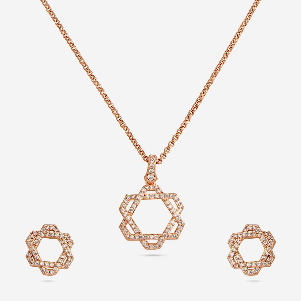 Trendy Zircon Necklace Trendy Necklace 185689