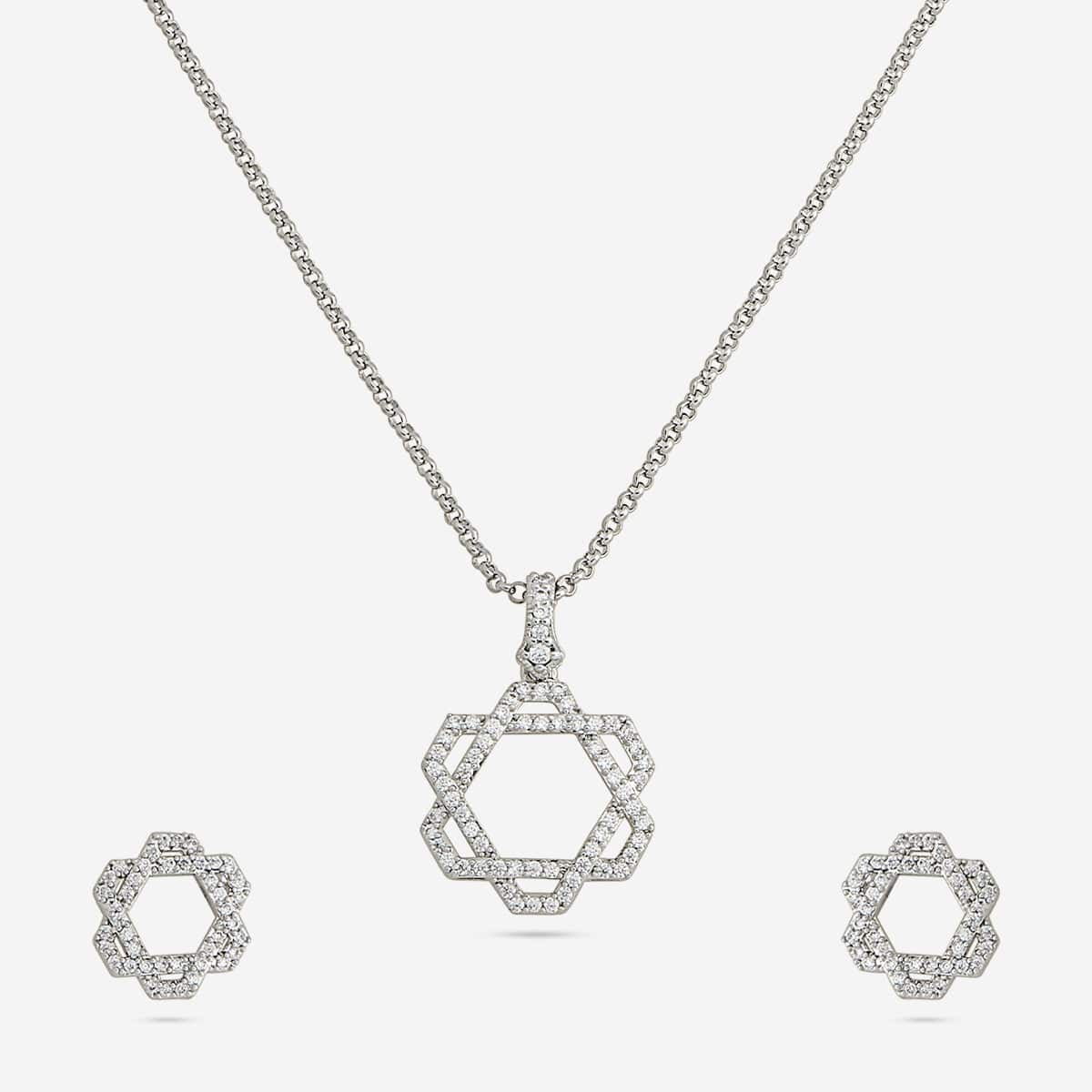 Trendy Zircon Necklace Trendy Necklace 185689