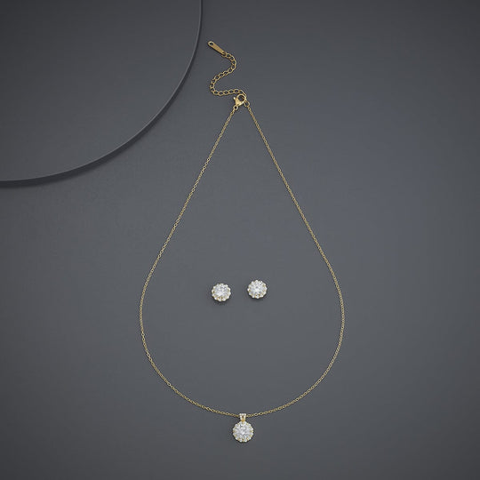 Trendy Zircon Necklace Trendy Necklace 186041