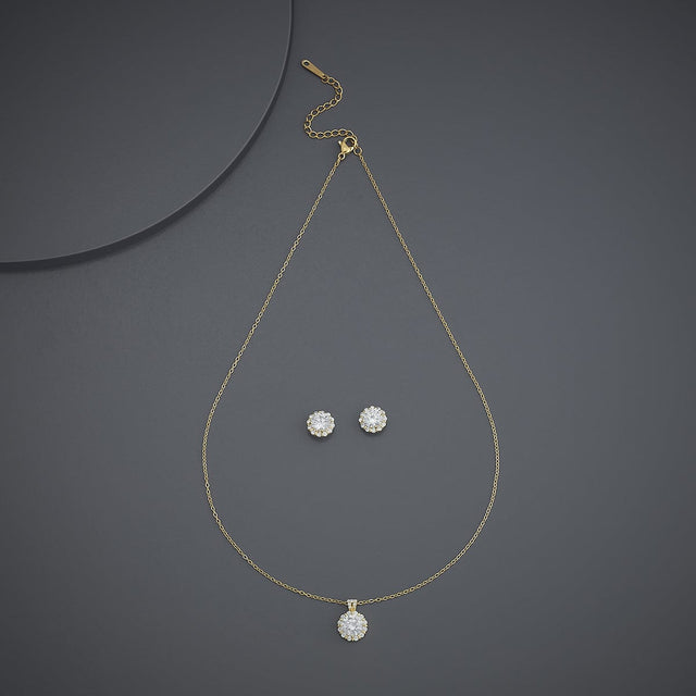 Trendy Zircon Necklace Trendy Necklace 186041