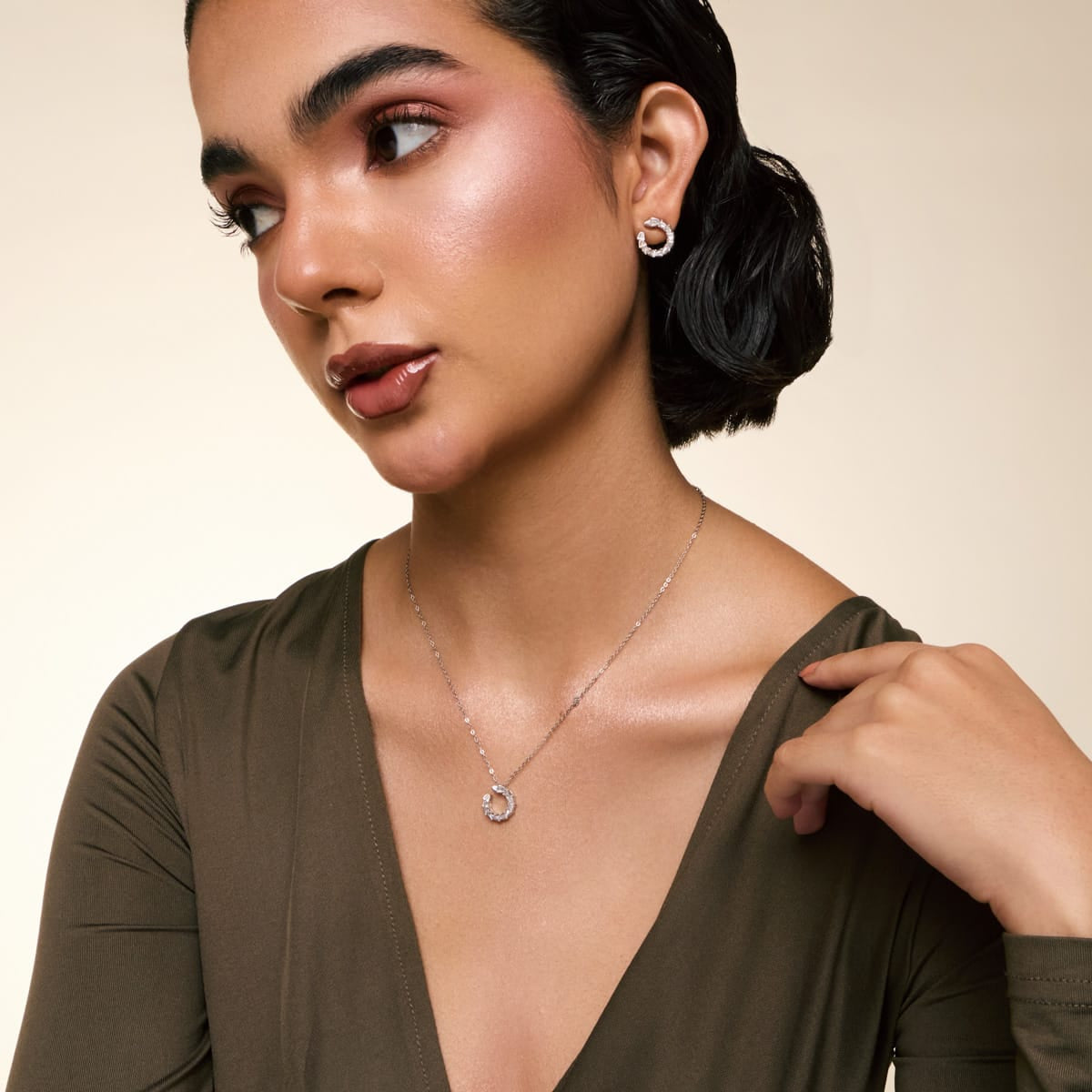Trendy Zircon Necklace Trendy Necklace 186047