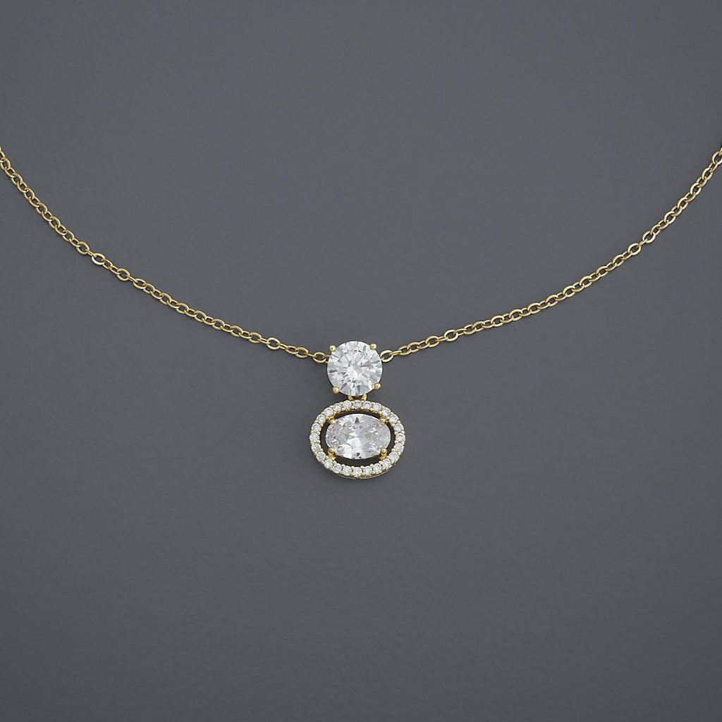 Trendy Zircon Necklace Trendy Necklace 186070