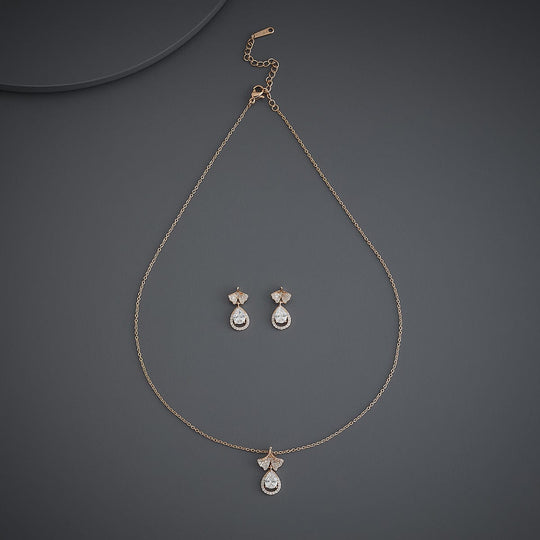Trendy Zircon Necklace Trendy Necklace 186097