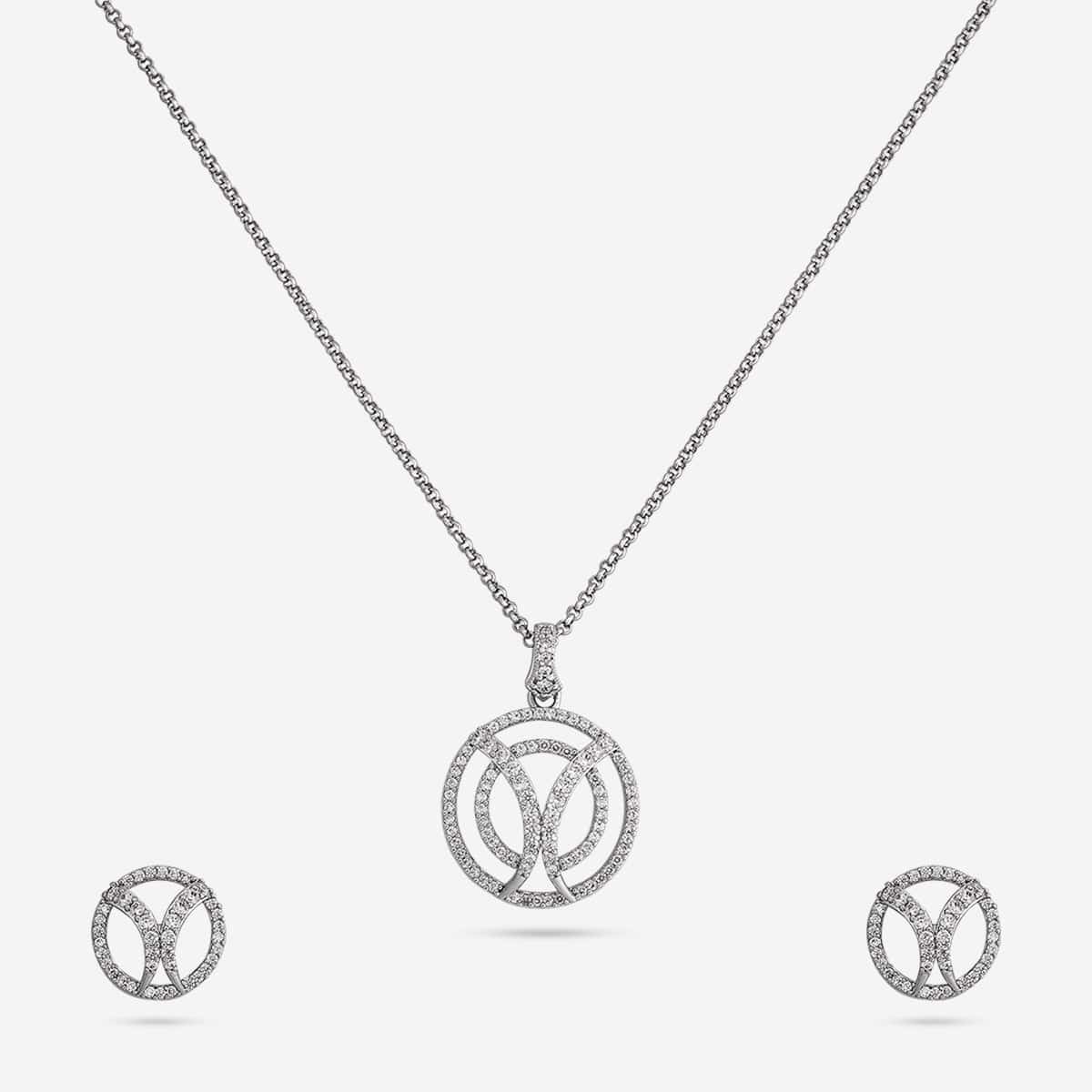 Trendy Zircon Necklace Trendy Necklace 190988