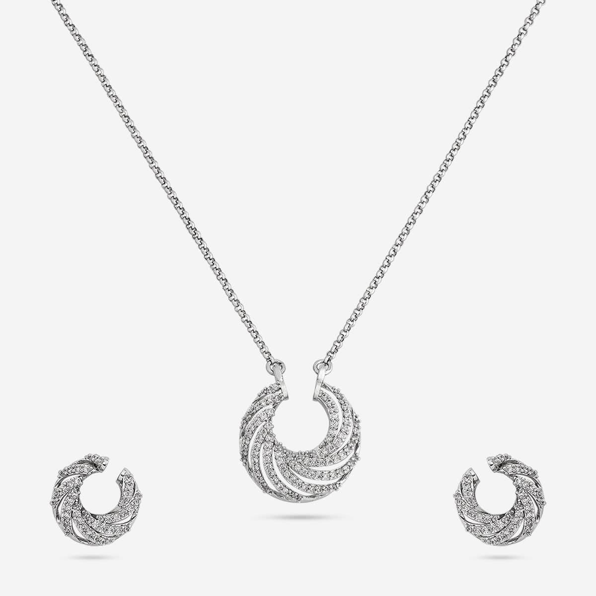 Trendy Zircon Necklace Trendy Necklace 190989