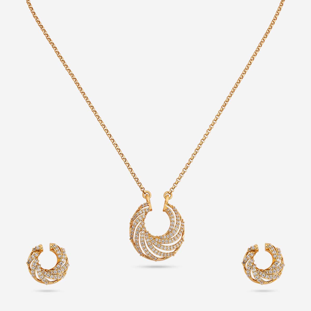 Trendy Zircon Necklace Trendy Necklace 190989