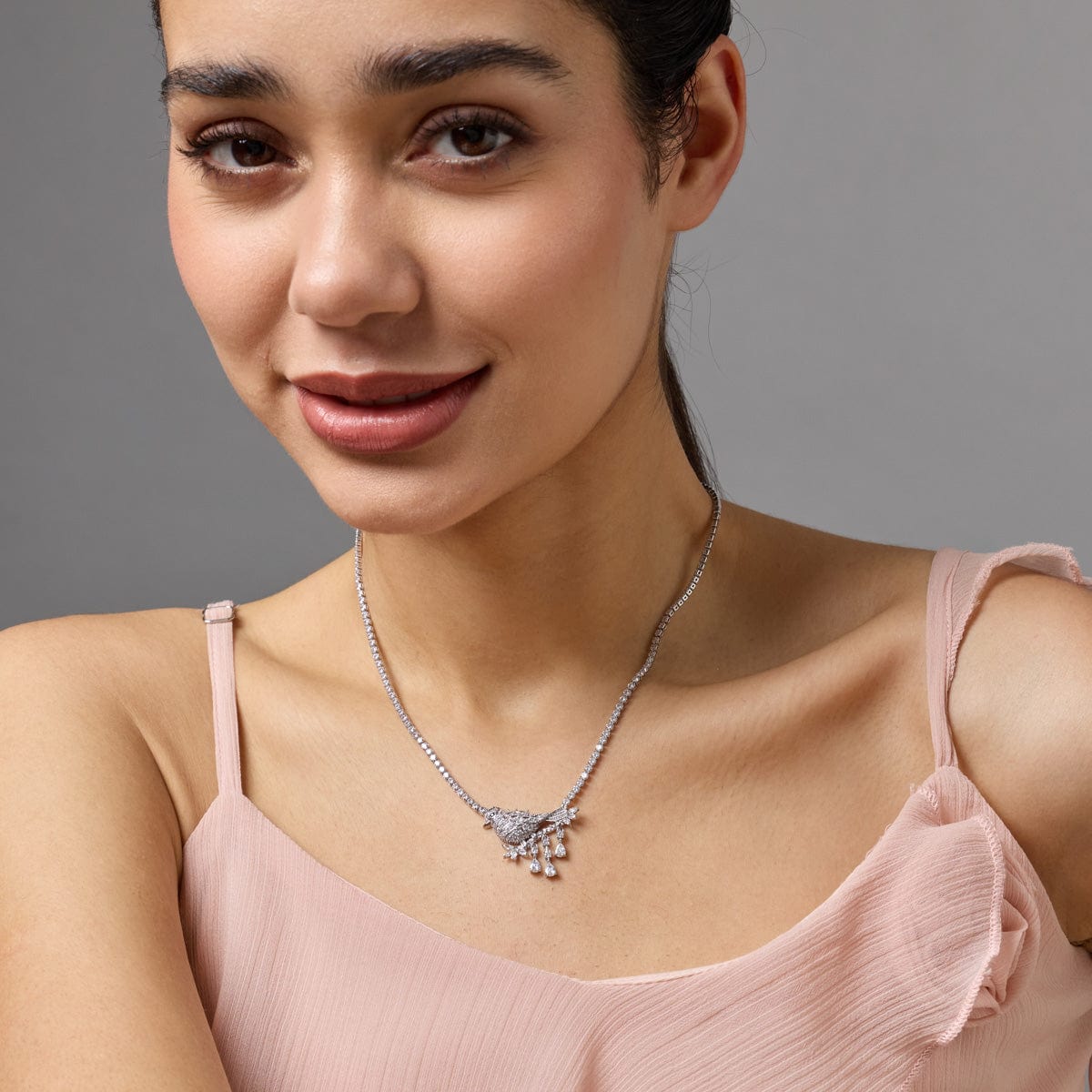 Trendy Zircon Necklace Trendy Necklace 192123