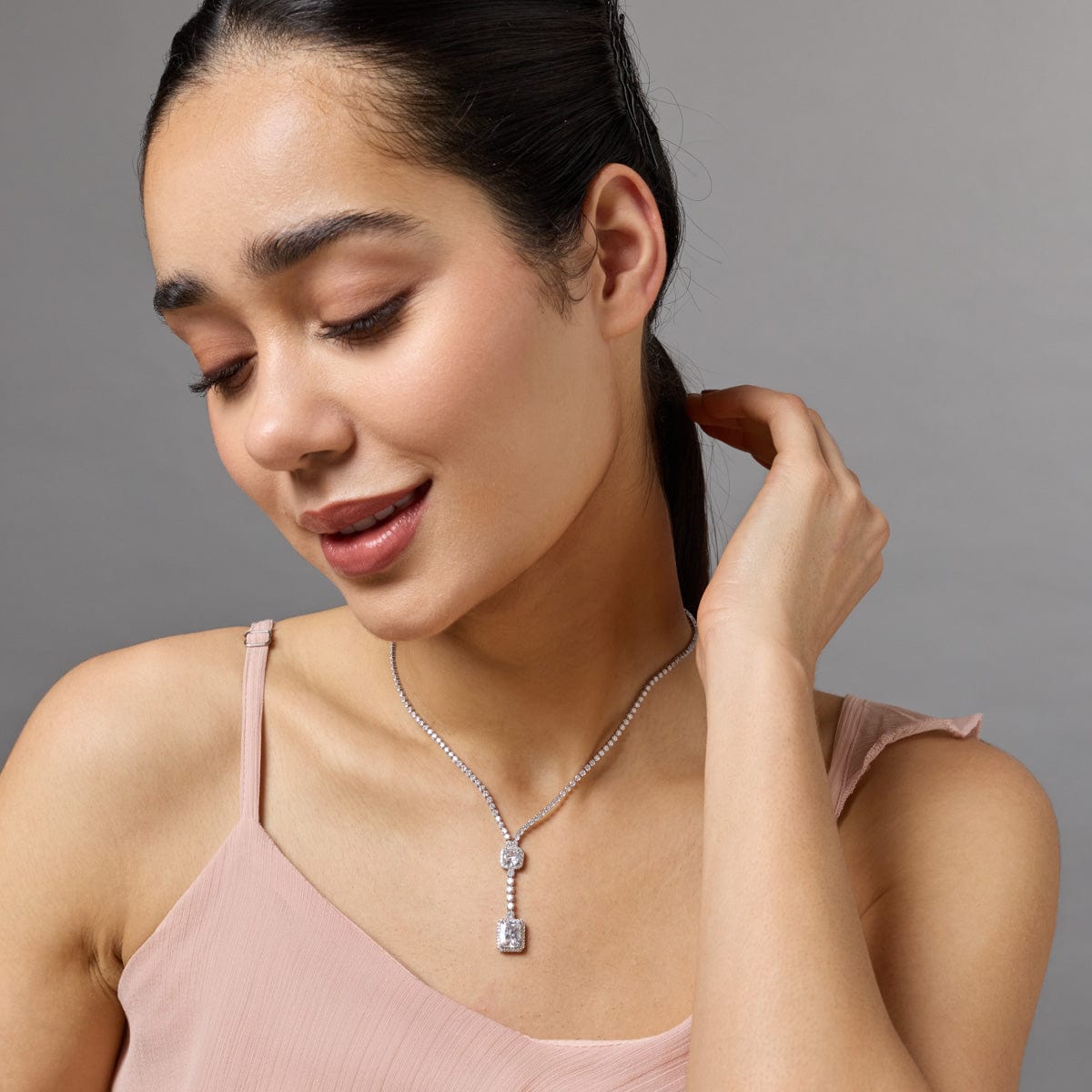 Trendy Zircon Necklace Trendy Necklace 192124