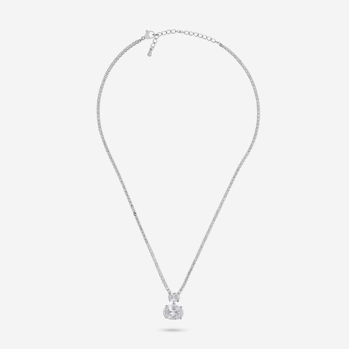Trendy Zircon Necklace Trendy Necklace 192125