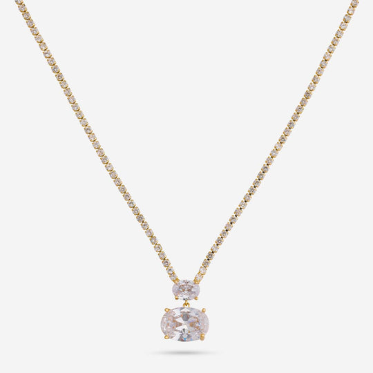Trendy Zircon Necklace Trendy Necklace 192125