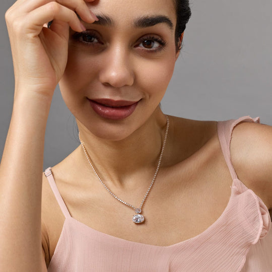 Trendy Zircon Necklace Trendy Necklace 192125