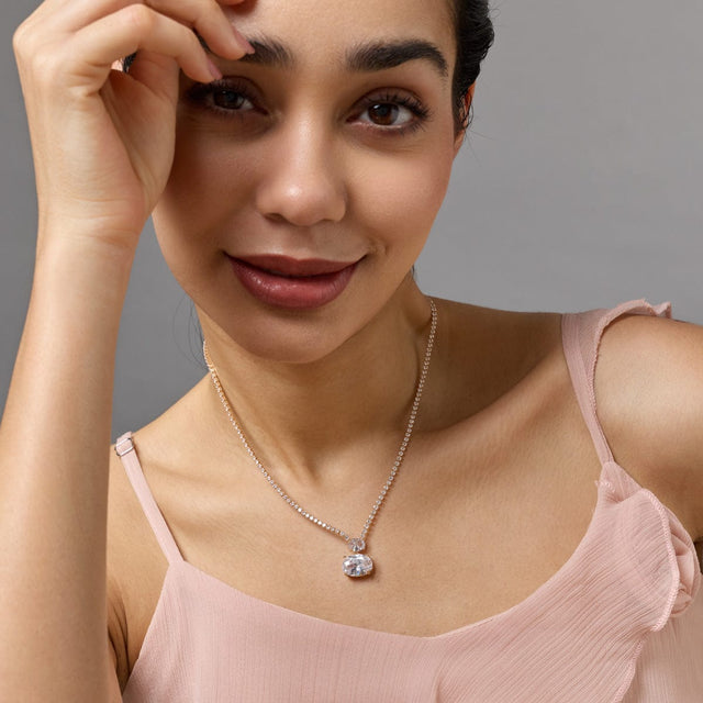 Trendy Zircon Necklace Trendy Necklace 192125
