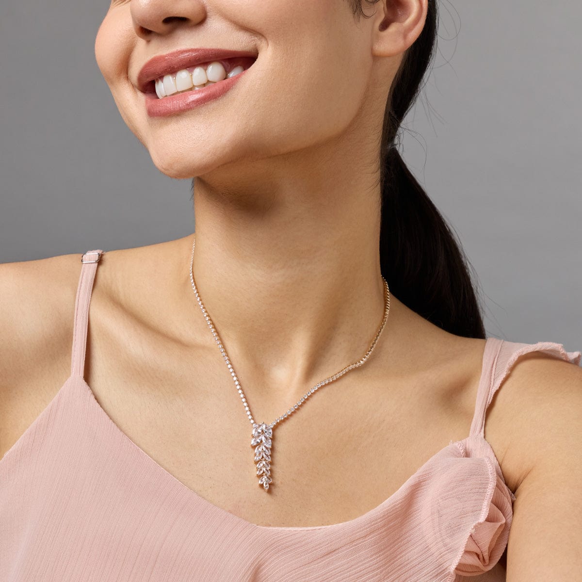 Trendy Zircon Necklace Trendy Necklace 192127
