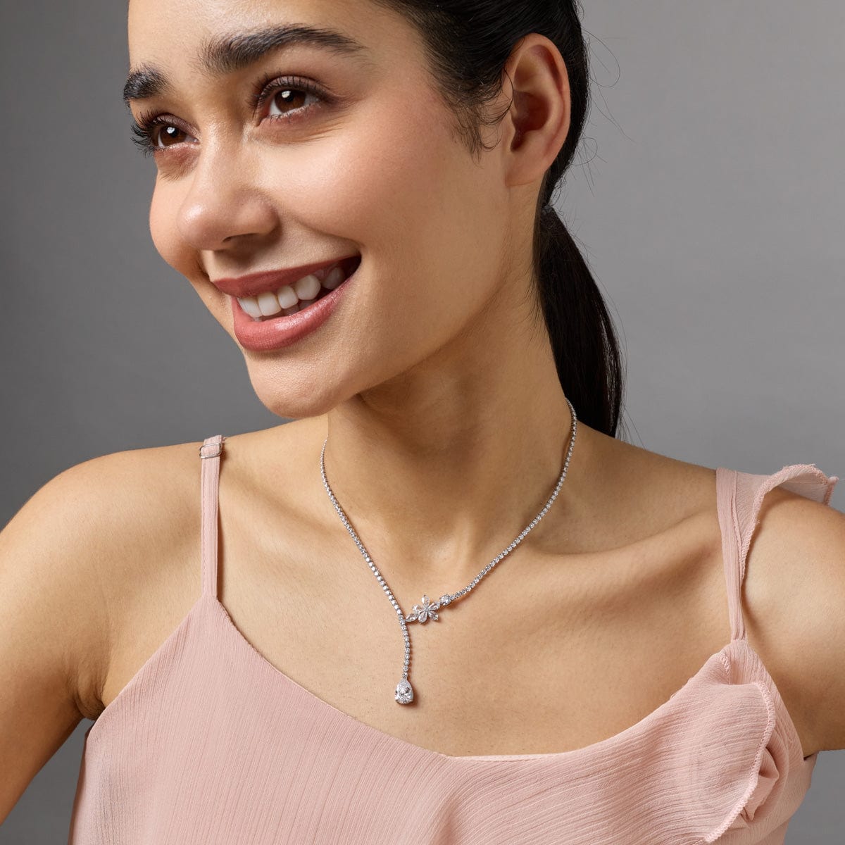 Trendy Zircon Necklace Trendy Necklace 192242