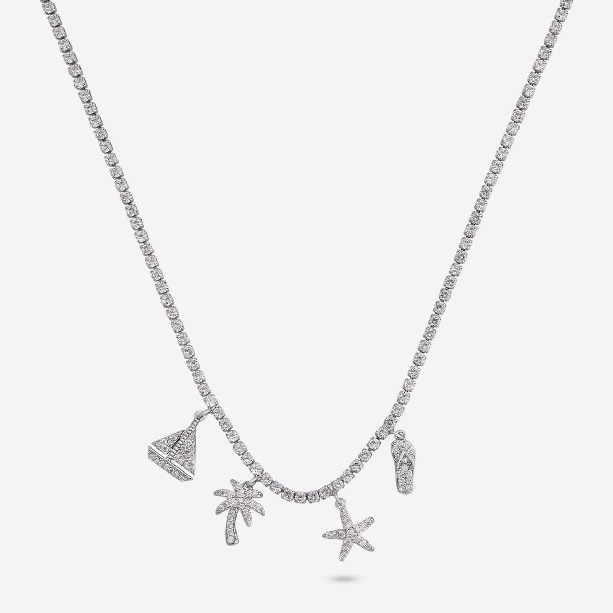 Trendy Zircon Necklace Trendy Necklace 192243