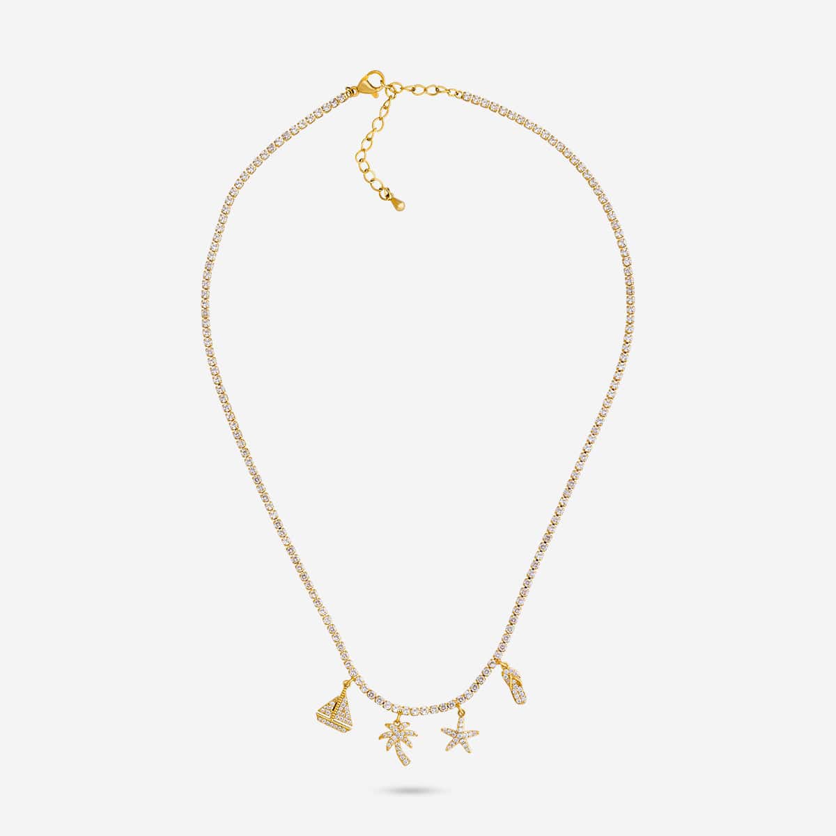 Trendy Zircon Necklace Trendy Necklace 192243