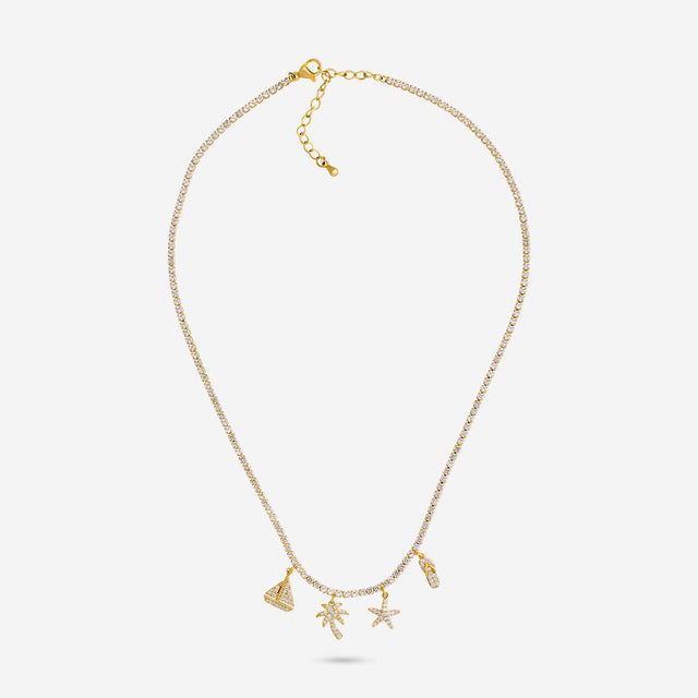 Trendy Zircon Necklace Trendy Necklace 192243