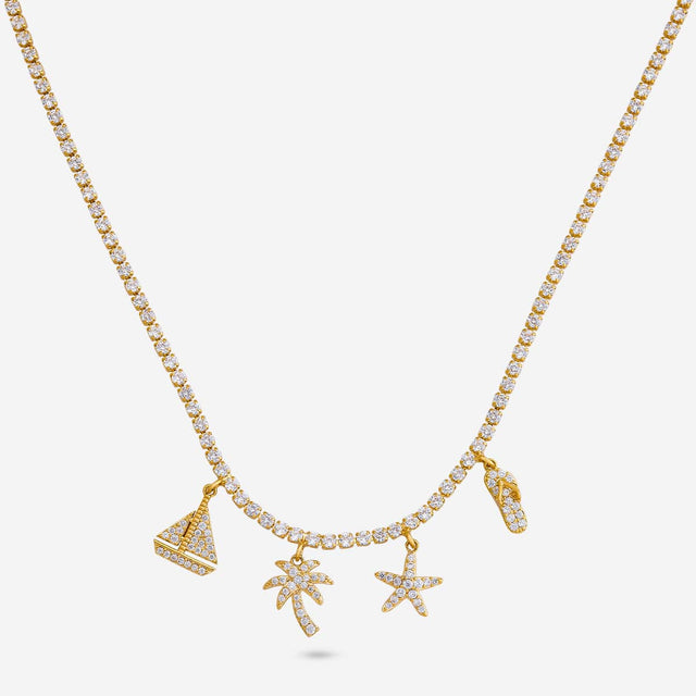 Trendy Zircon Necklace Trendy Necklace 192243