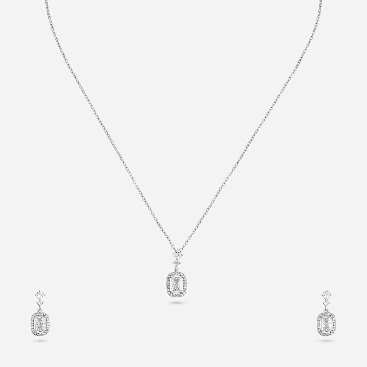 Trendy Zircon Necklace Trendy Necklace 196281