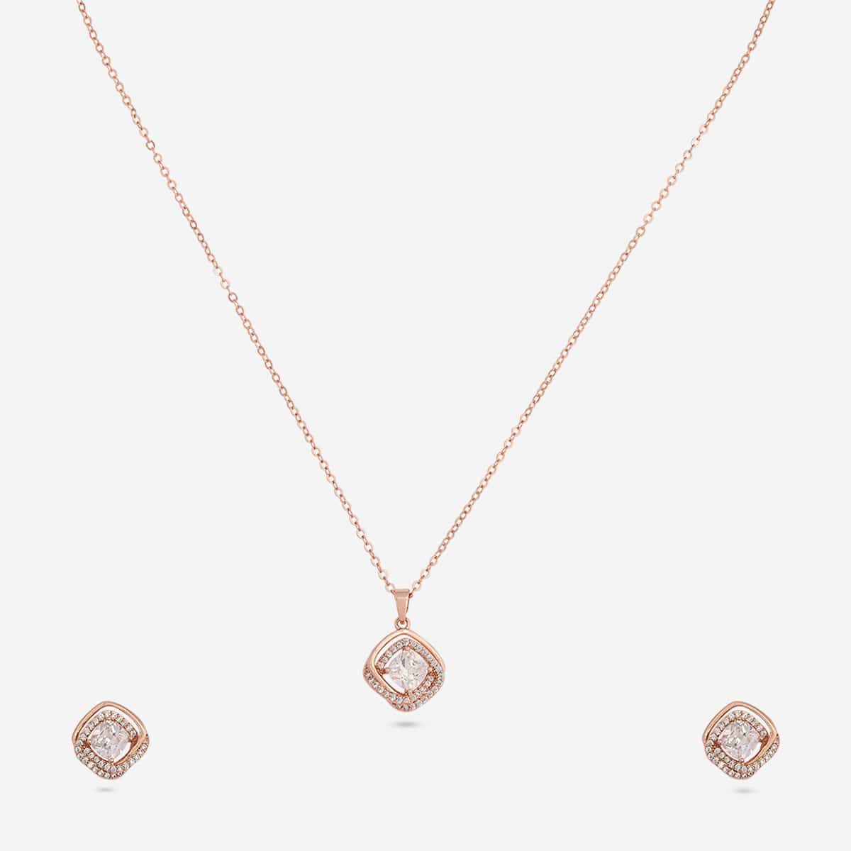 Trendy Zircon Necklace Trendy Necklace 203606