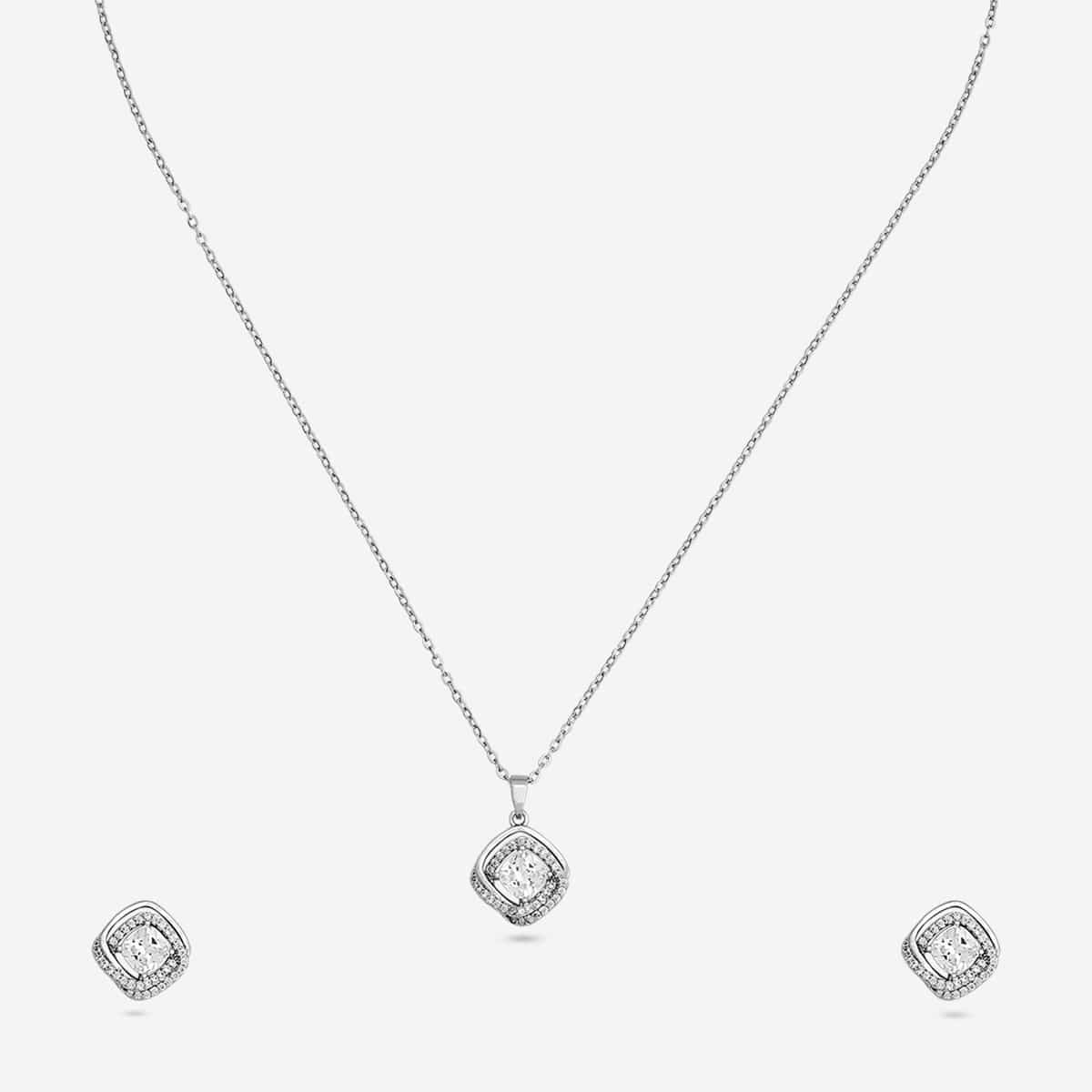 Trendy Zircon Necklace Trendy Necklace 203606