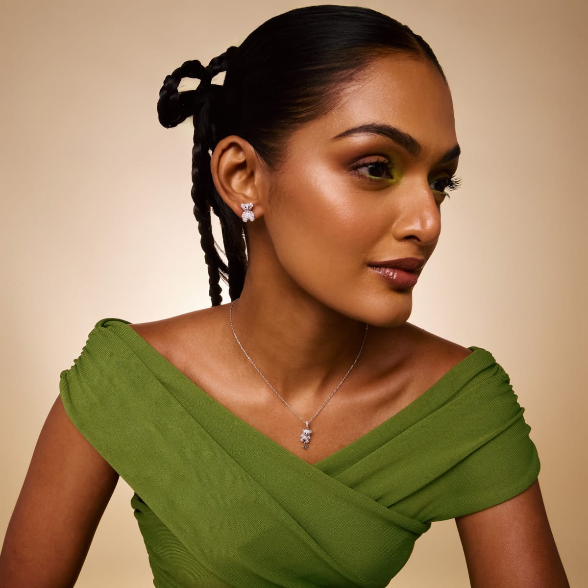 Trendy Zircon Necklace Trendy Necklace 203634