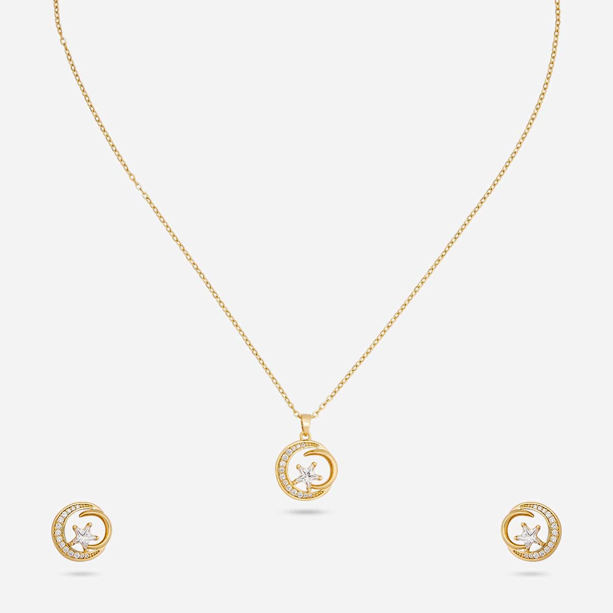 Trendy Zircon Necklace Trendy Necklace 203636