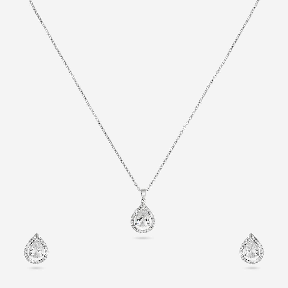 Trendy Zircon Necklace Trendy Necklace 203639