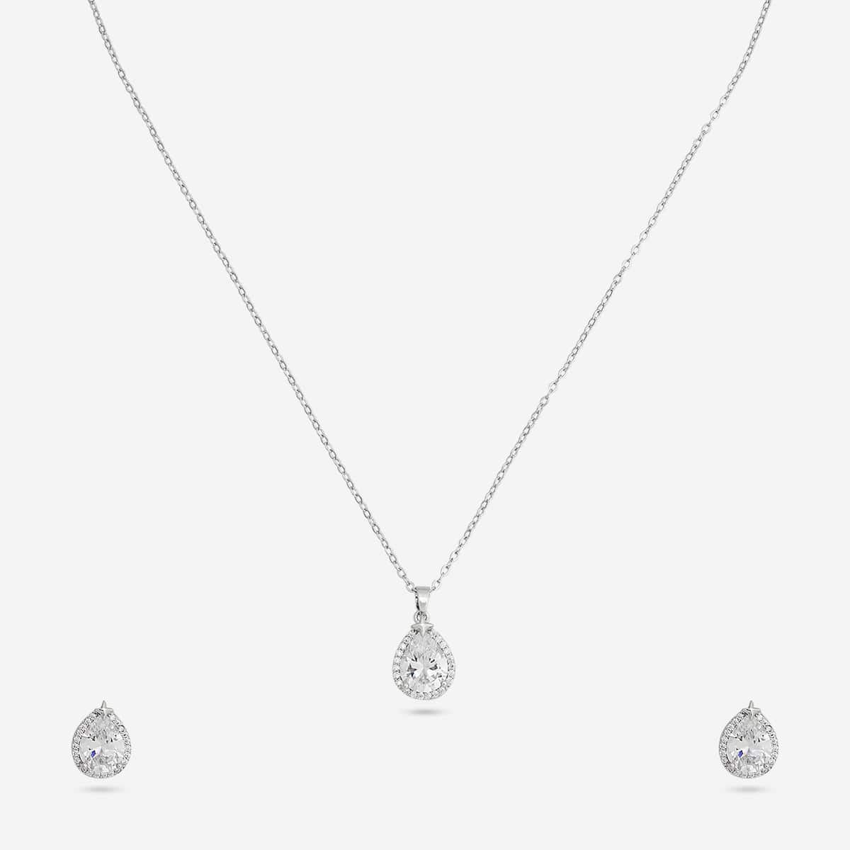 Trendy Zircon Necklace Trendy Necklace 203641