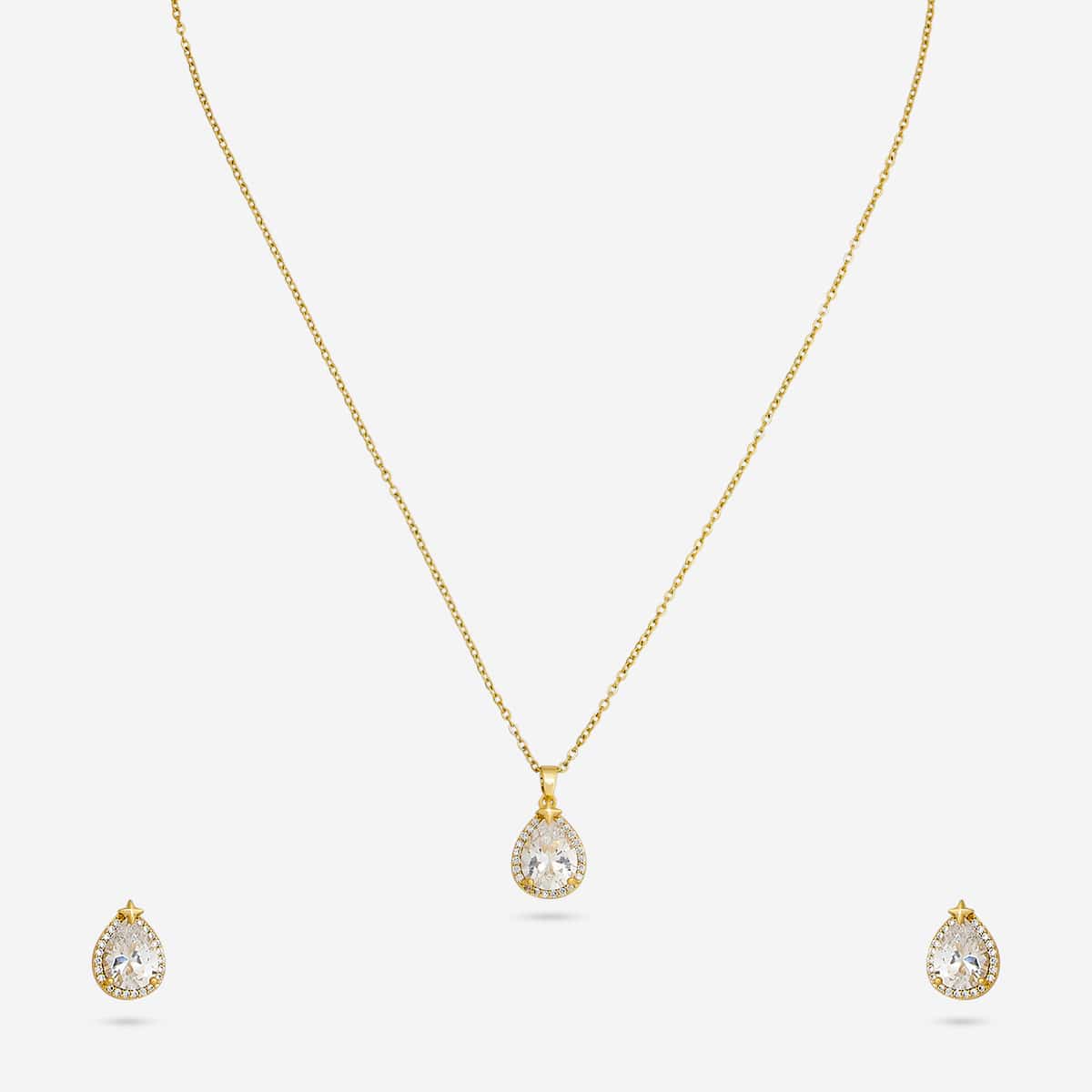 Trendy Zircon Necklace Trendy Necklace 203641