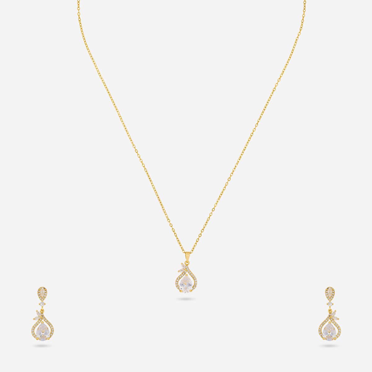 Trendy Zircon Necklace Trendy Necklace 203643