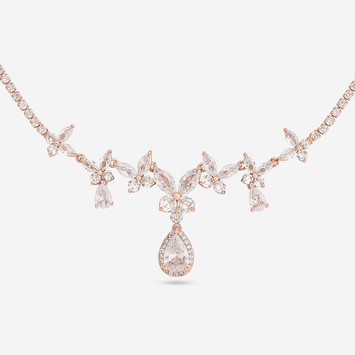 Trendy Zircon Necklace Trendy Necklace 204036