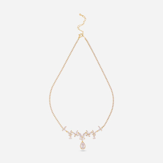 Trendy Zircon Necklace Trendy Necklace 204036
