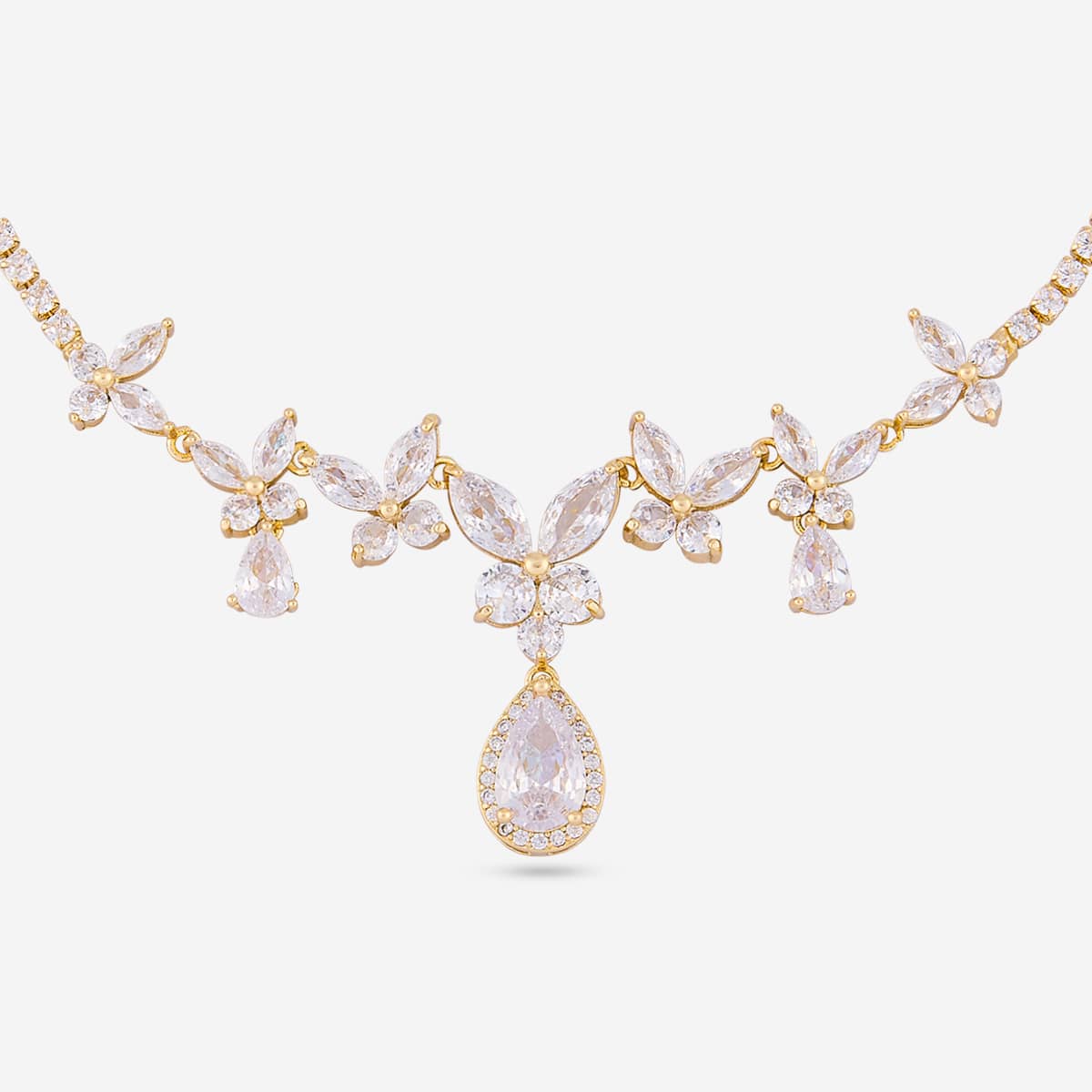 Trendy Zircon Necklace Trendy Necklace 204036