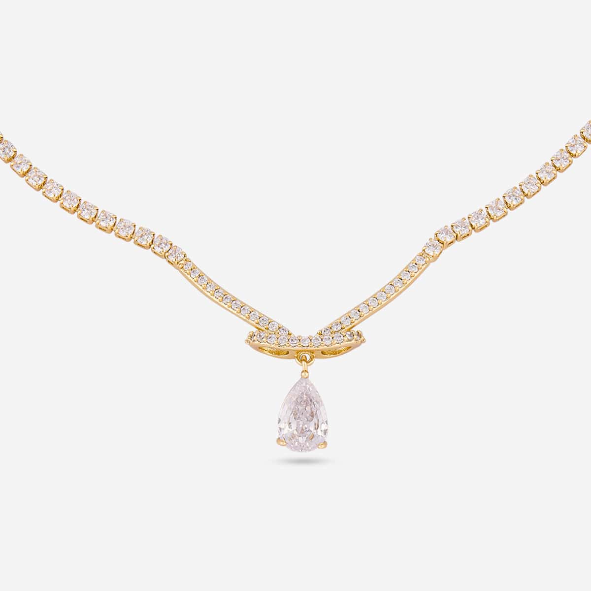Trendy Zircon Necklace Trendy Necklace 204037