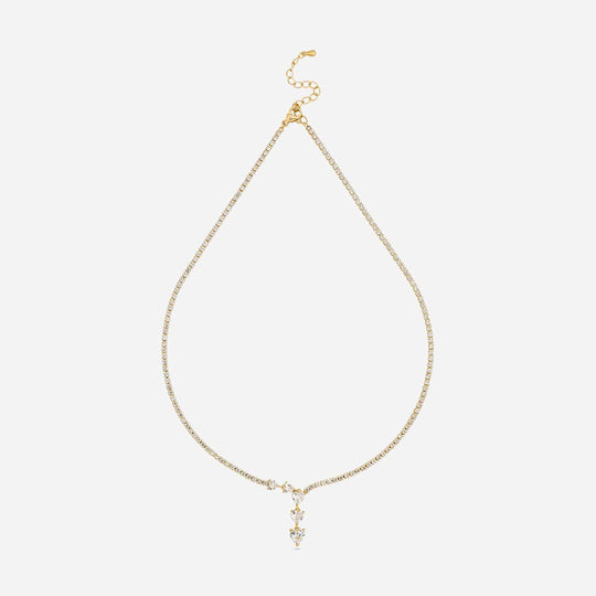 Trendy Zircon Necklace Trendy Necklace 204038